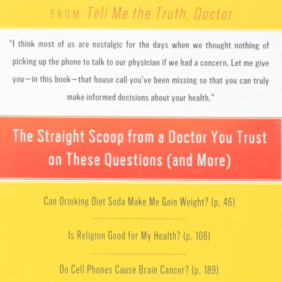 Hardcover 288 Pages - Tell Me the Truth, Doctor: Easy-to-Understand Answers - Picture 3 of 4